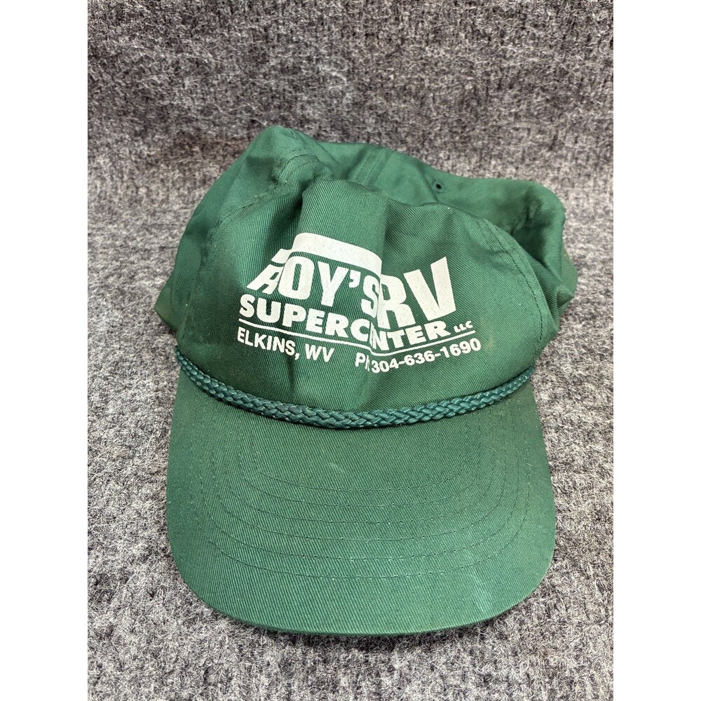 Four Seasons Boy's RV Supercenter Elkins WV Green Cotton Snapback Hat Cap
